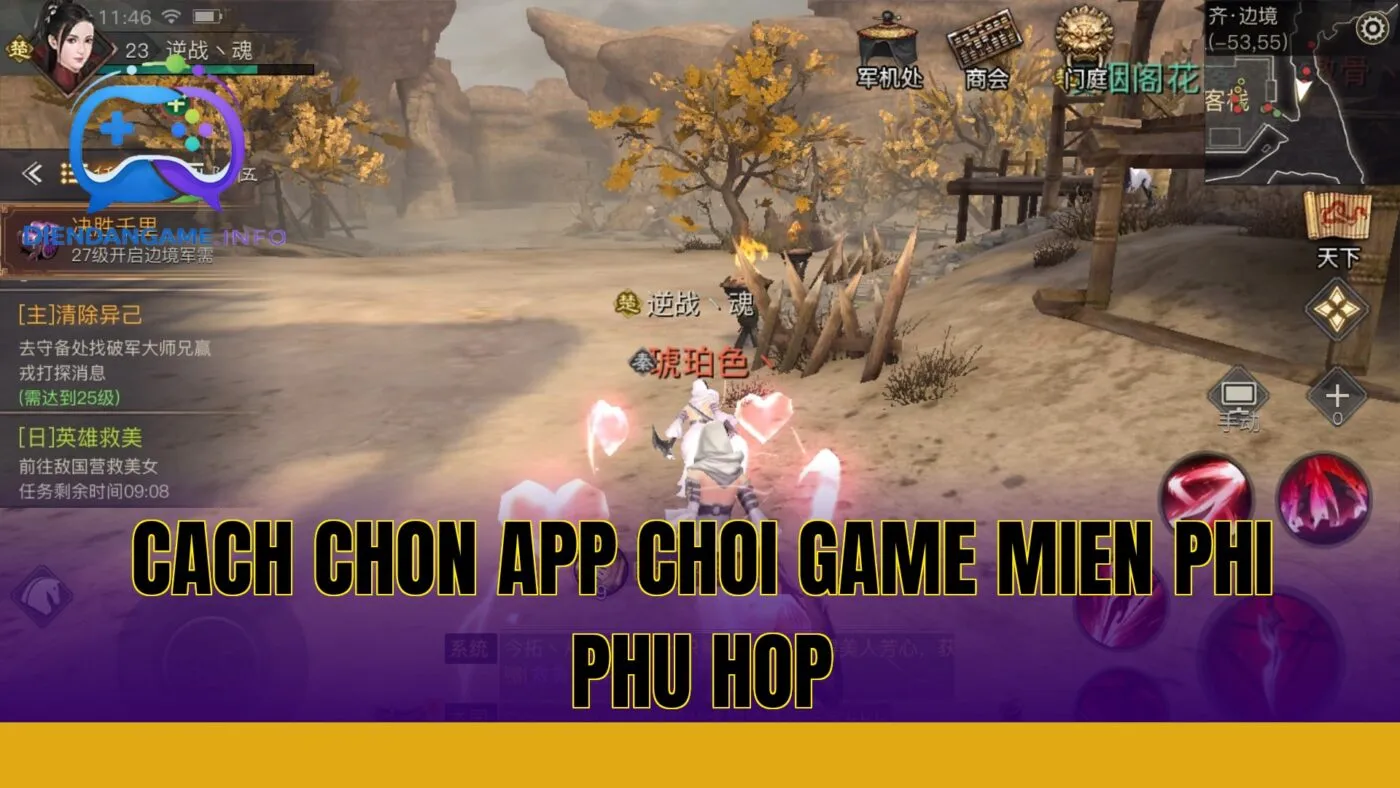 cach chon app choi game mien phi phu hop