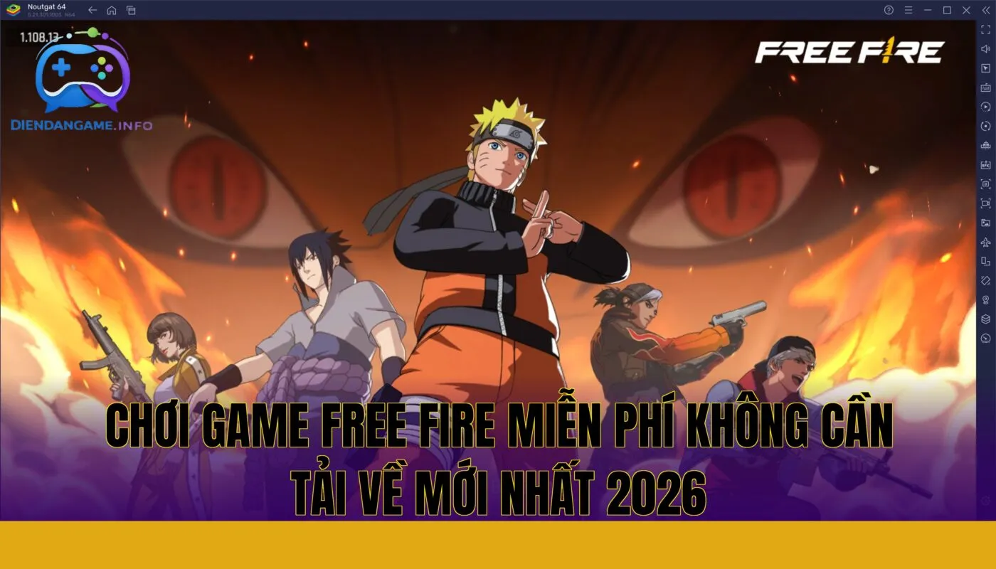 Chơi Game Free Fire miễn phí không cần tải về mới nhất 2026