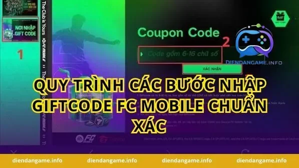 Quy trình các bước nhập giftcode FC Mobile chuẩn xác